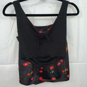 Crop Top and Skirt Set